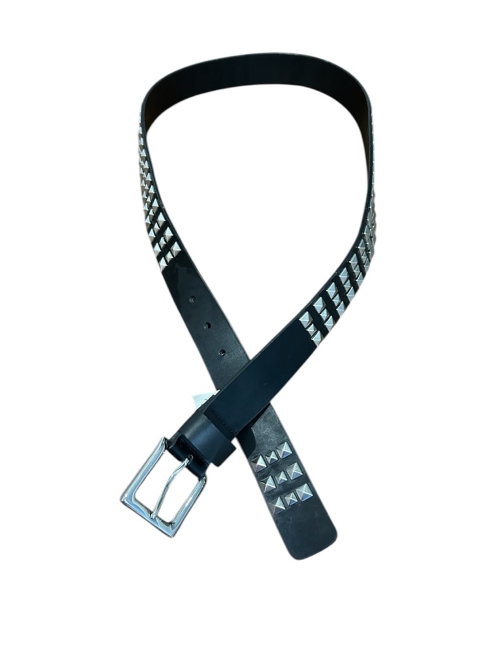 Unbranded Black Studded Leather Belt - Classic Punk Style sz XL